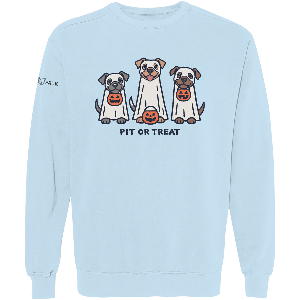 Pit or Treat Ring Spun Crewneck Sweatshirt