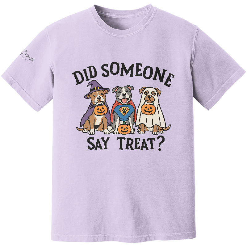 Did Someone Say Treat? Heavyweight Ring Spun Tee