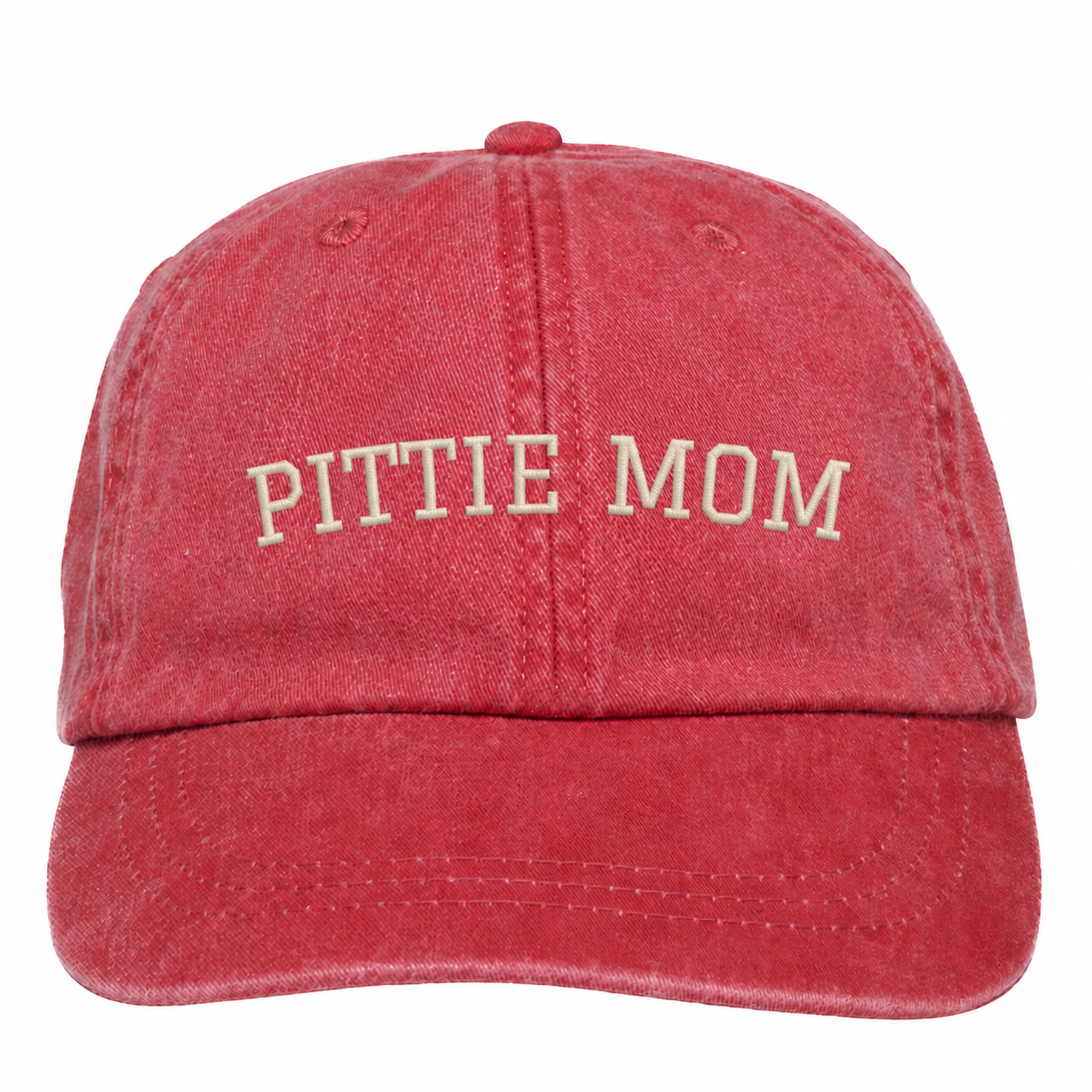 Pittie Mom Dad Cap