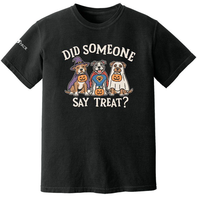 Did Someone Say Treat? Heavyweight Ring Spun Tee